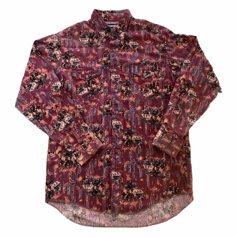 Vintage Wrangler Cowboy Cut X-Long Tails Regular Fit 16.5x34 Size XL